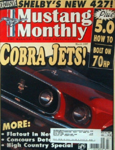 MUSTANG MONTHLY 1997 MAR - 428/429SCJs, SHELBY 427